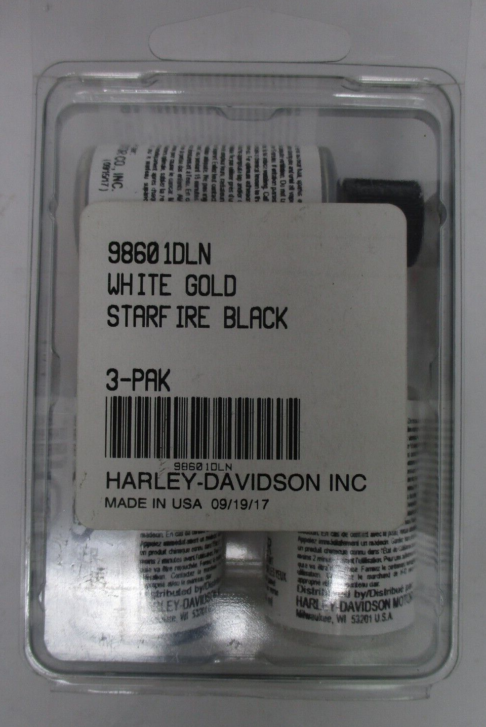 Harley-Davidson Touch-Up Kit White Gold & Starfire Black 2012 FLRXSE 98601DLN
