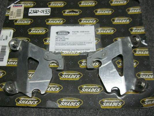 Memphis Shades MEK1897 Cafe Fairing Plates Harley Street & XL Models 2320-0133