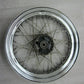 Unbranded 16" by 3" 40 Spoke Chrome Rim Wheel Steel 3/4" Bearings