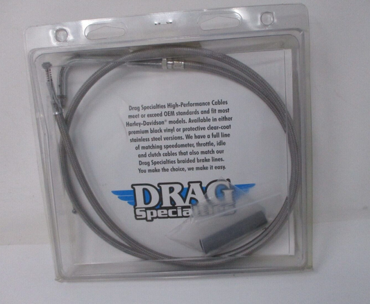 Drag Specialties 44"  Stainless Braid Idle Cable 617091