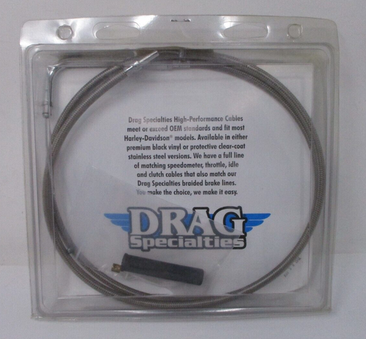 Drag Specialties 47"  Stainless Braid Throttle Cable 617082