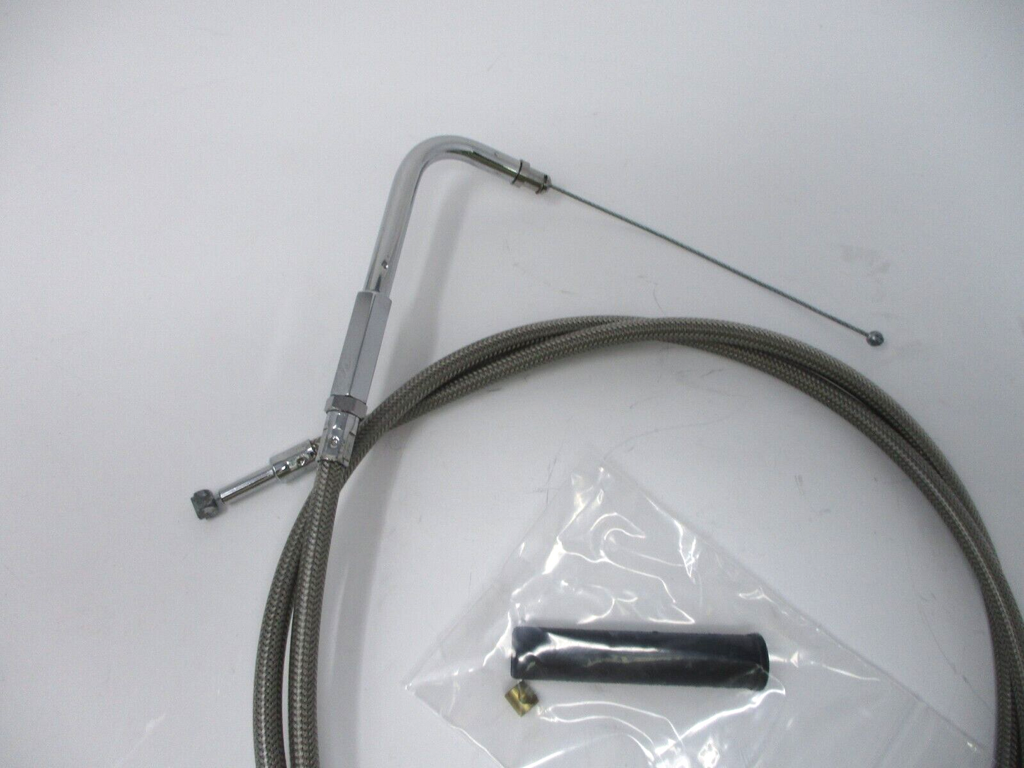 Drag Specialties 47"  Stainless Braid Throttle Cable 617082