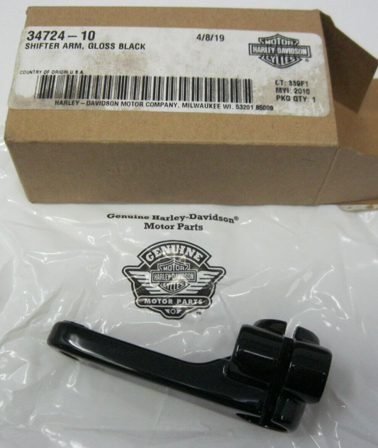 Harley-Davidson OEM 11-22 XL1200 Gloss Black Shifter Arm  34724-10