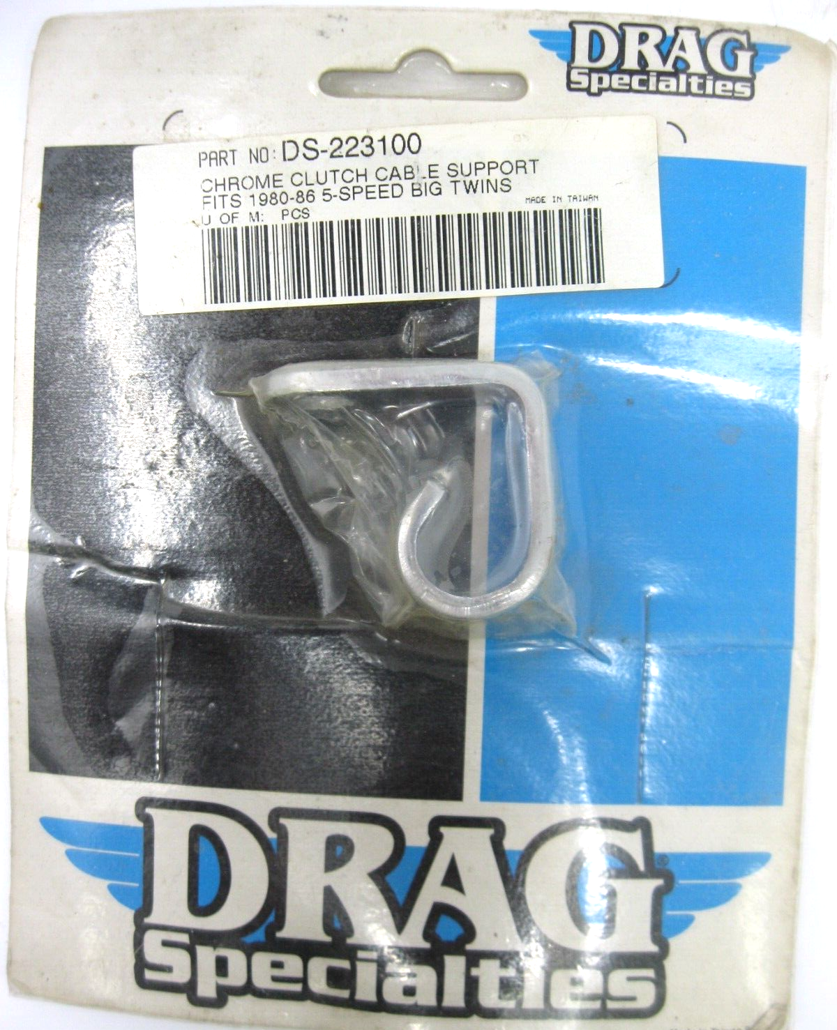 Drag Specialties 80-86 5 Speed Big Twin Chrome clutch Cable Support DS223100