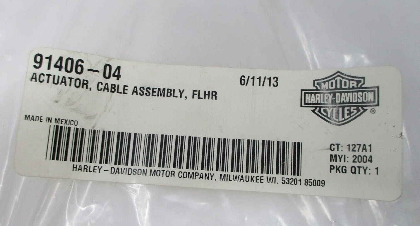 Harley-Davidson Actuator  Cable Assembly 91406-04