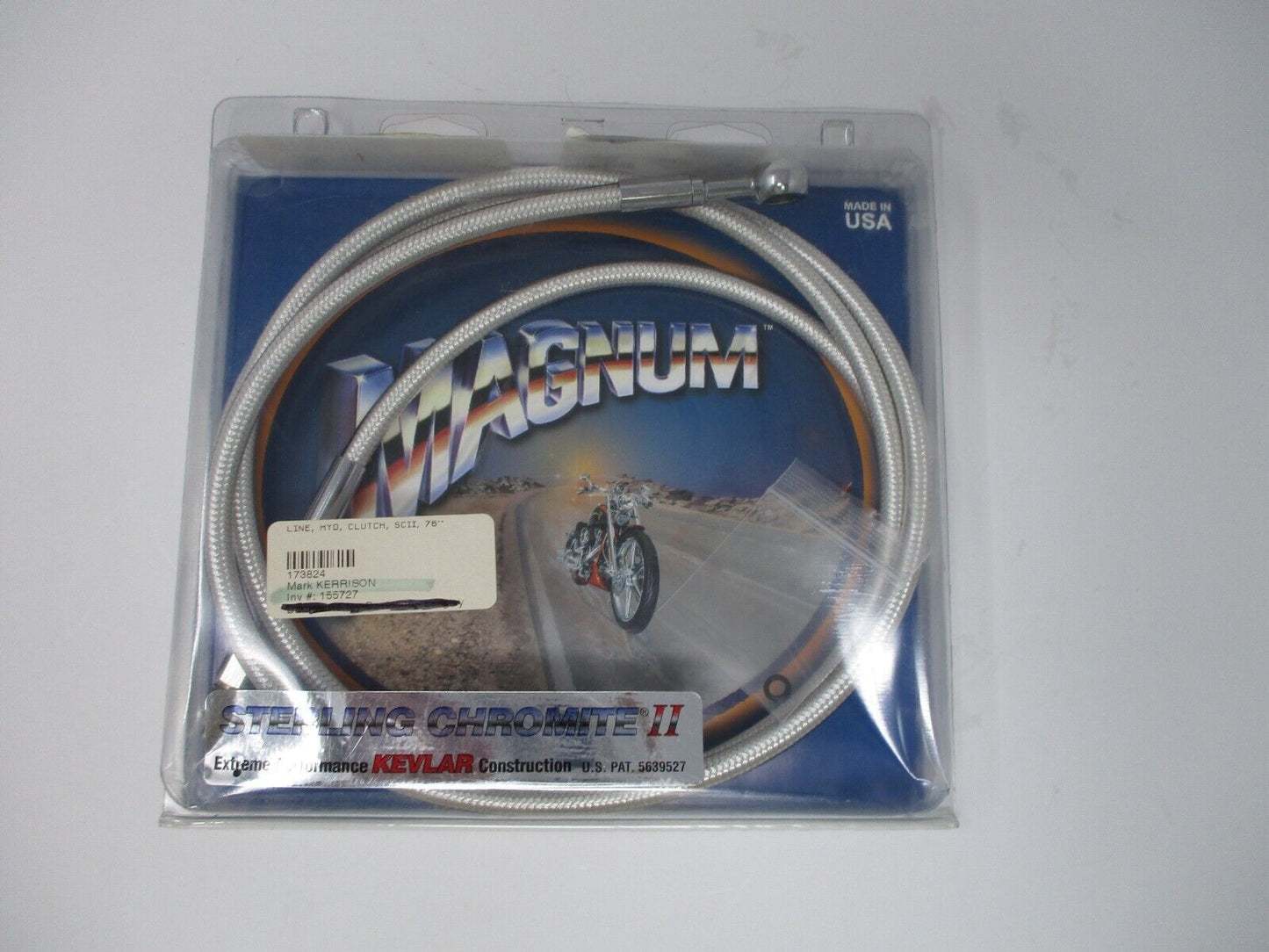 Magnum Hydraulic Brake Line  78" Banjo Angle 180  173824