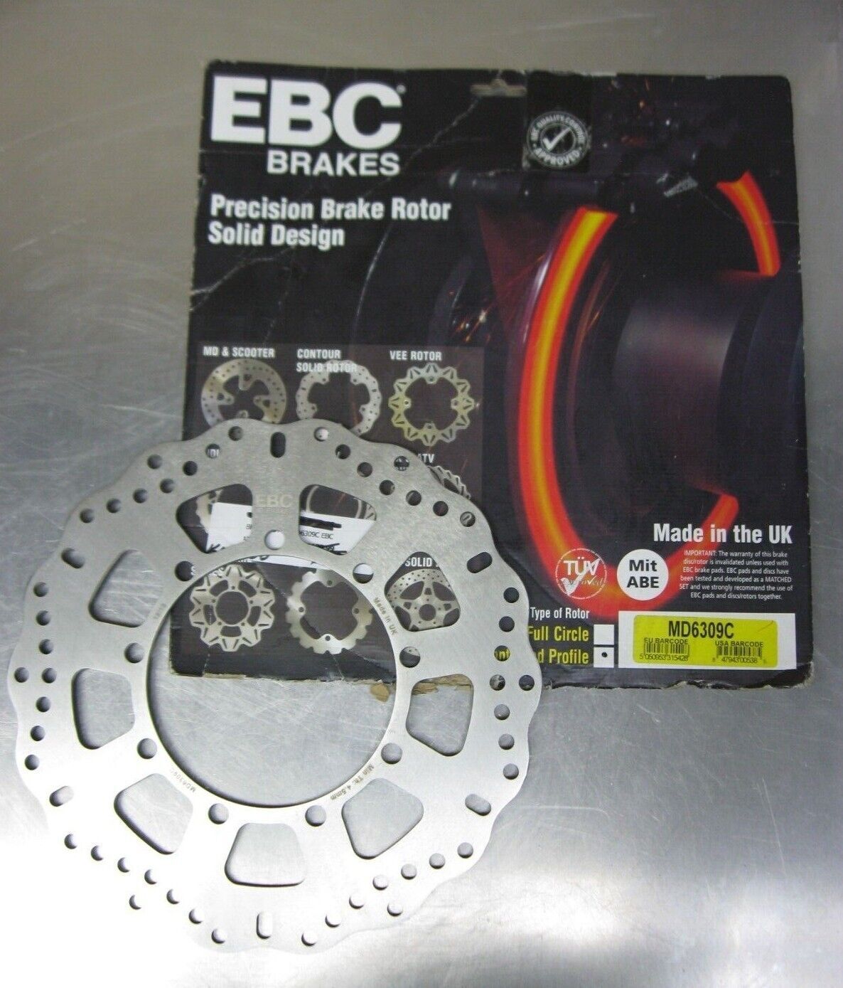 EBC Brakes Contoured Profile Brake Rotor MD6309C