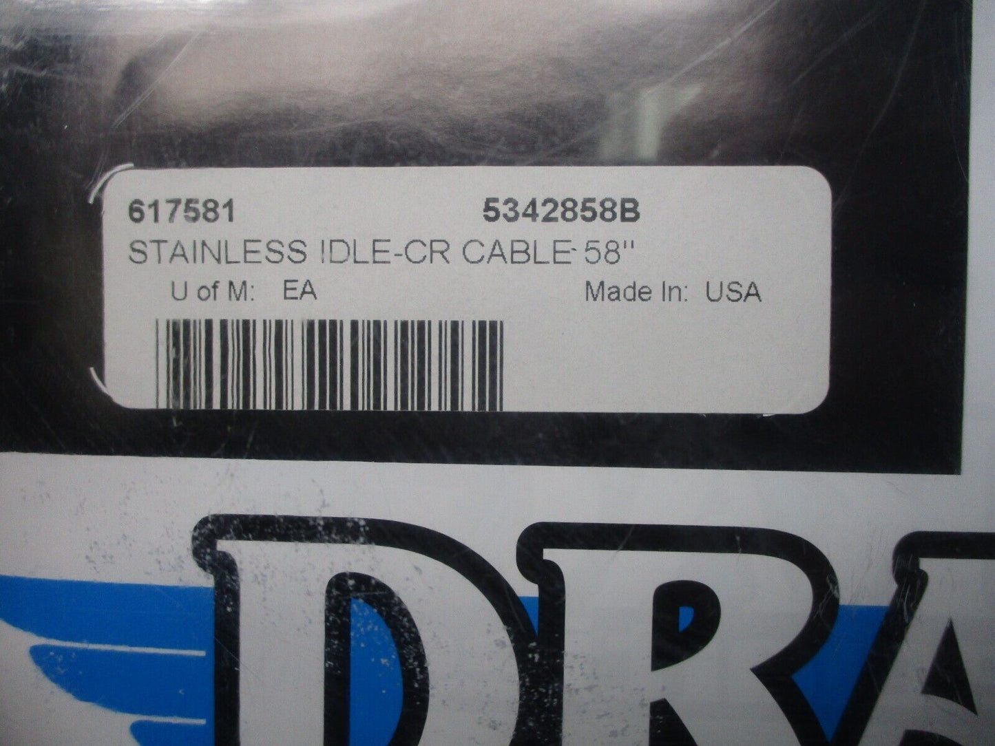 Drag Specialties S/STEEL CRUISE CABLE 58'' 617581