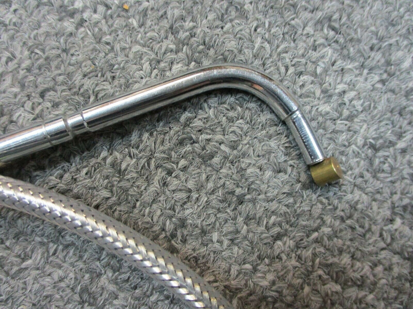 Stainless Braided Throttle Cable 34" 1996 Later 90 Degree fits Harley Davidson