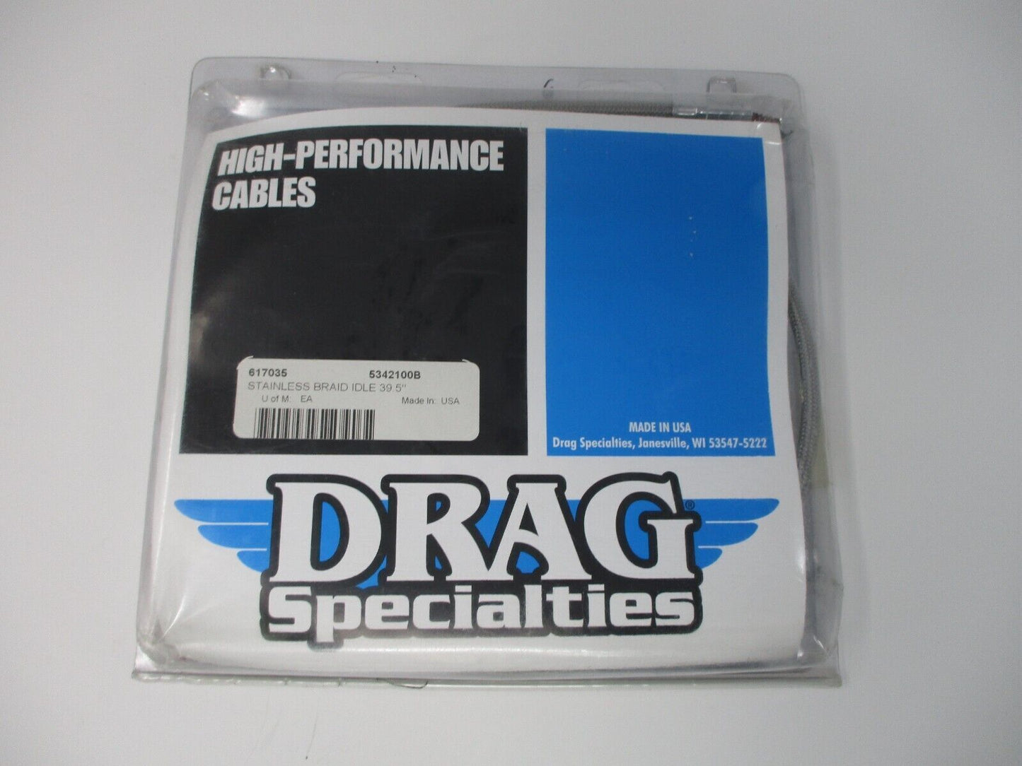 Drag Specialties S/STEEL FL IDLE CABLE 617035