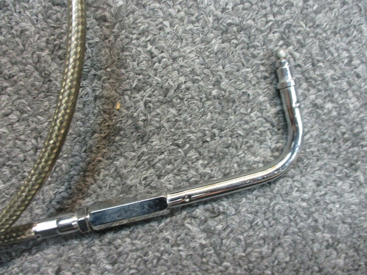 Stainless Braided Throttle Cable 32" 1996 Later 90 Degree fits Harley Davidson