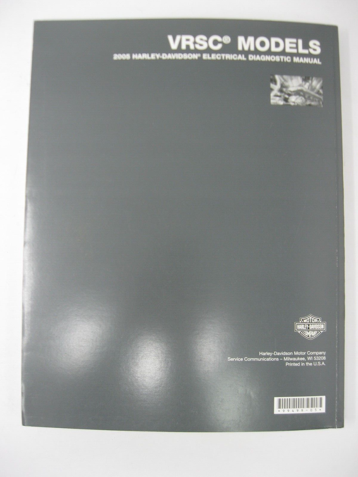 Harley-Davidson VRSC Models 2005 Electrical Diagnostic Manual 99499-05