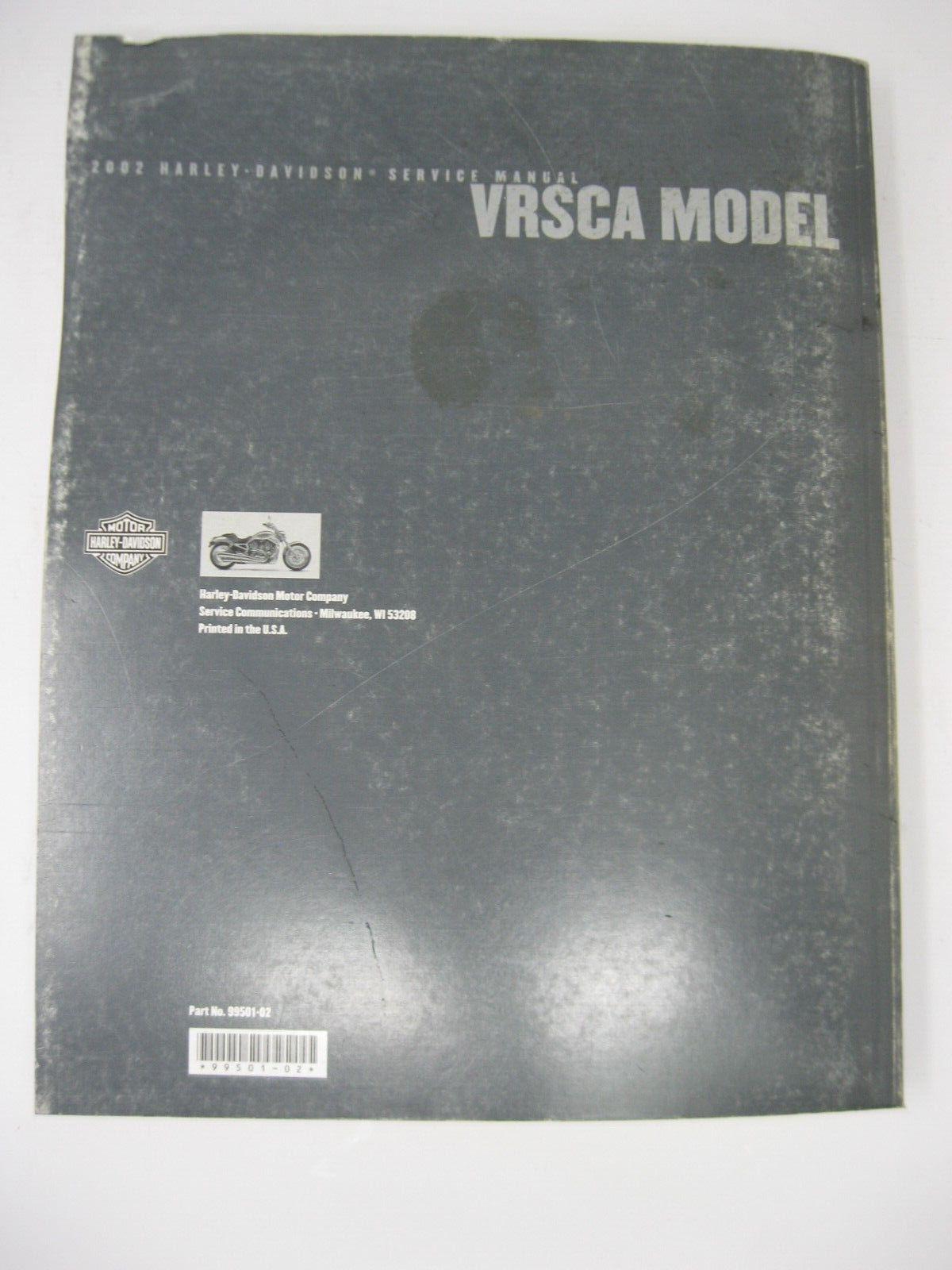 Harley-Davidson VRSCA Models 2002  Service Manual 99501-02