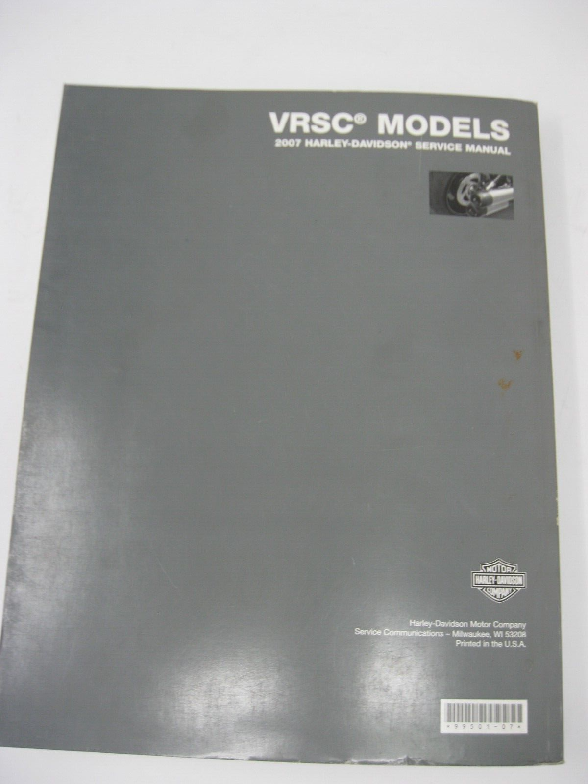 Harley-Davidson VRSC Models 2007 Service Manual 99501-07