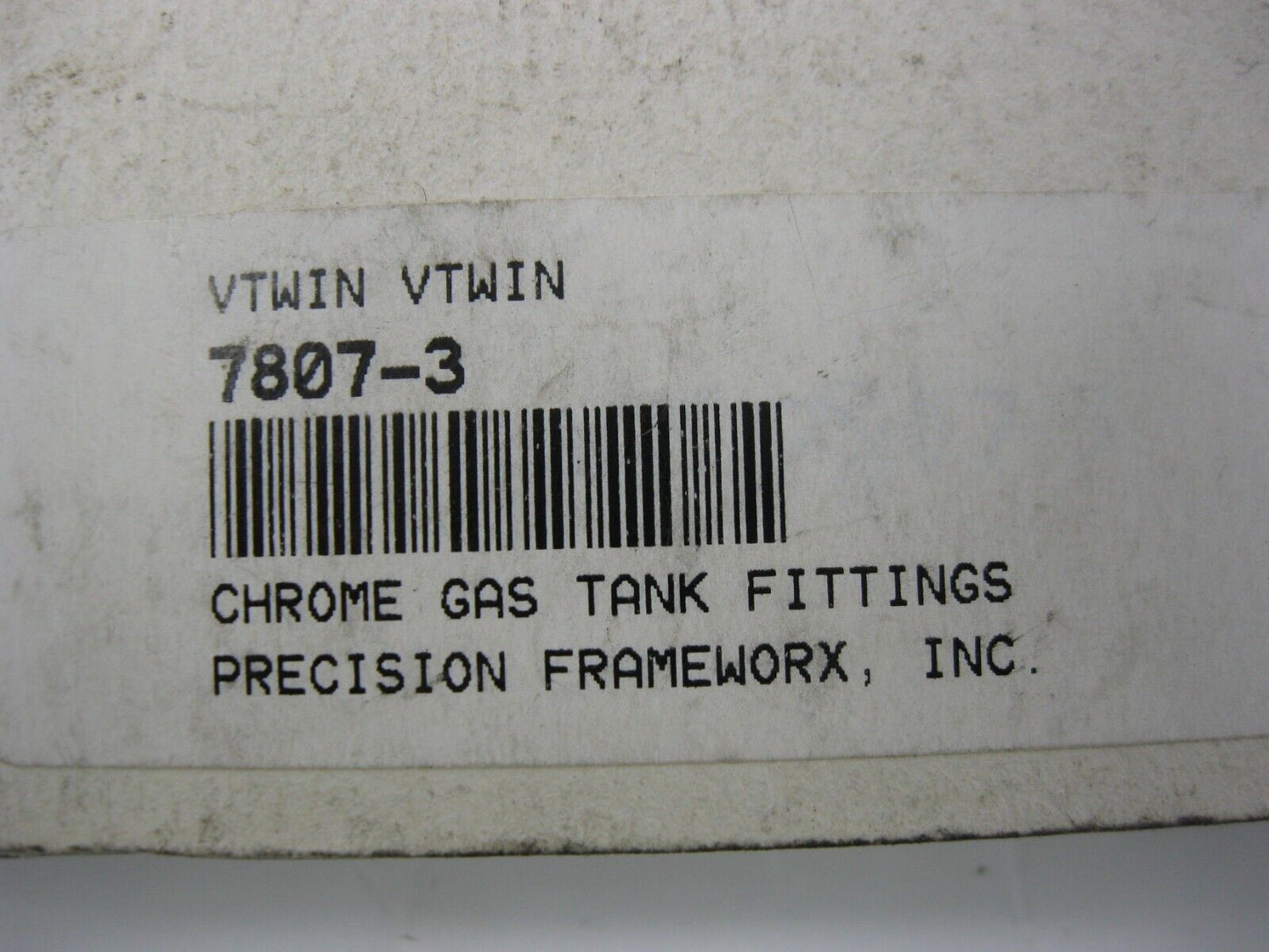 V-Twin Chrome Gas Tank Fittings 7807-3