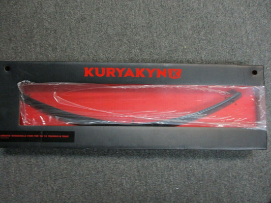 Kuryakyn 1318 Smooth Gloss Black Windshield Trim 96-13 Touring