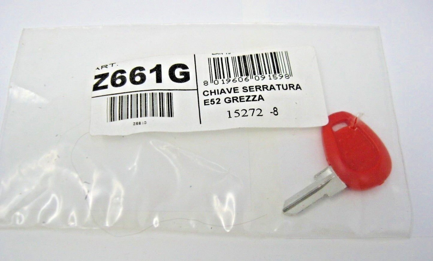 Raw (No Teeth) Chiave Serratura E52 Greza  Key  Z661G-15272-8