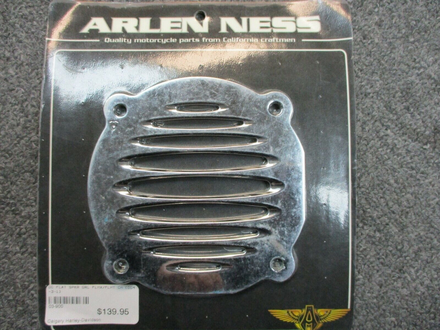 Arlen Ness Flat Speaker Grills FLHX/FLHT fits Harley Davidson