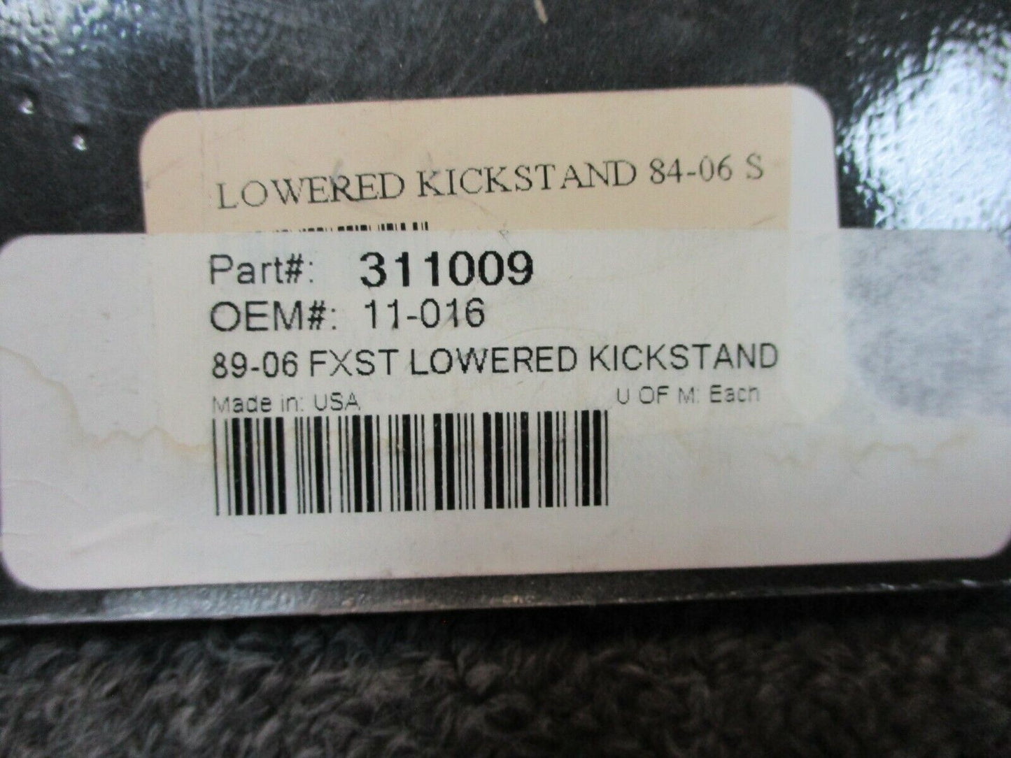 Arlen Ness Lowered Kickstand 89-06 FXST Harley Davidson 11-016