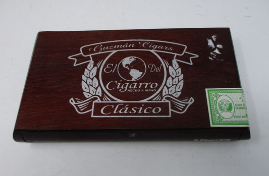 Cigarro Clasico Stash Wood Collectible Wooden Box   ***EMPTY*** WOODEN CIGAR BOX