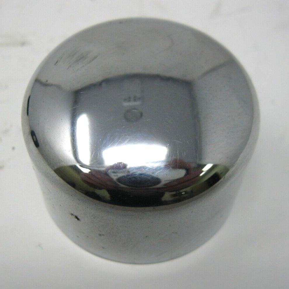 Chrome Axle Cap Cover 1 1/8" Inner Diameter for Harley-Davidson Front axle