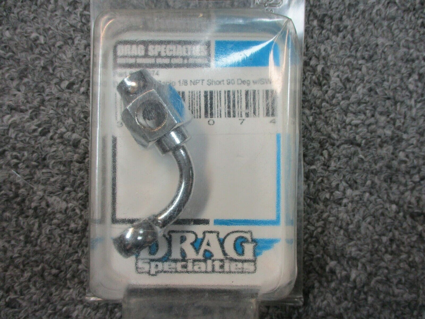 Drag Specialties 10MM Banjo 1/8 NPT Short 90 Deg. DS373074 (old) DS398301 (new)