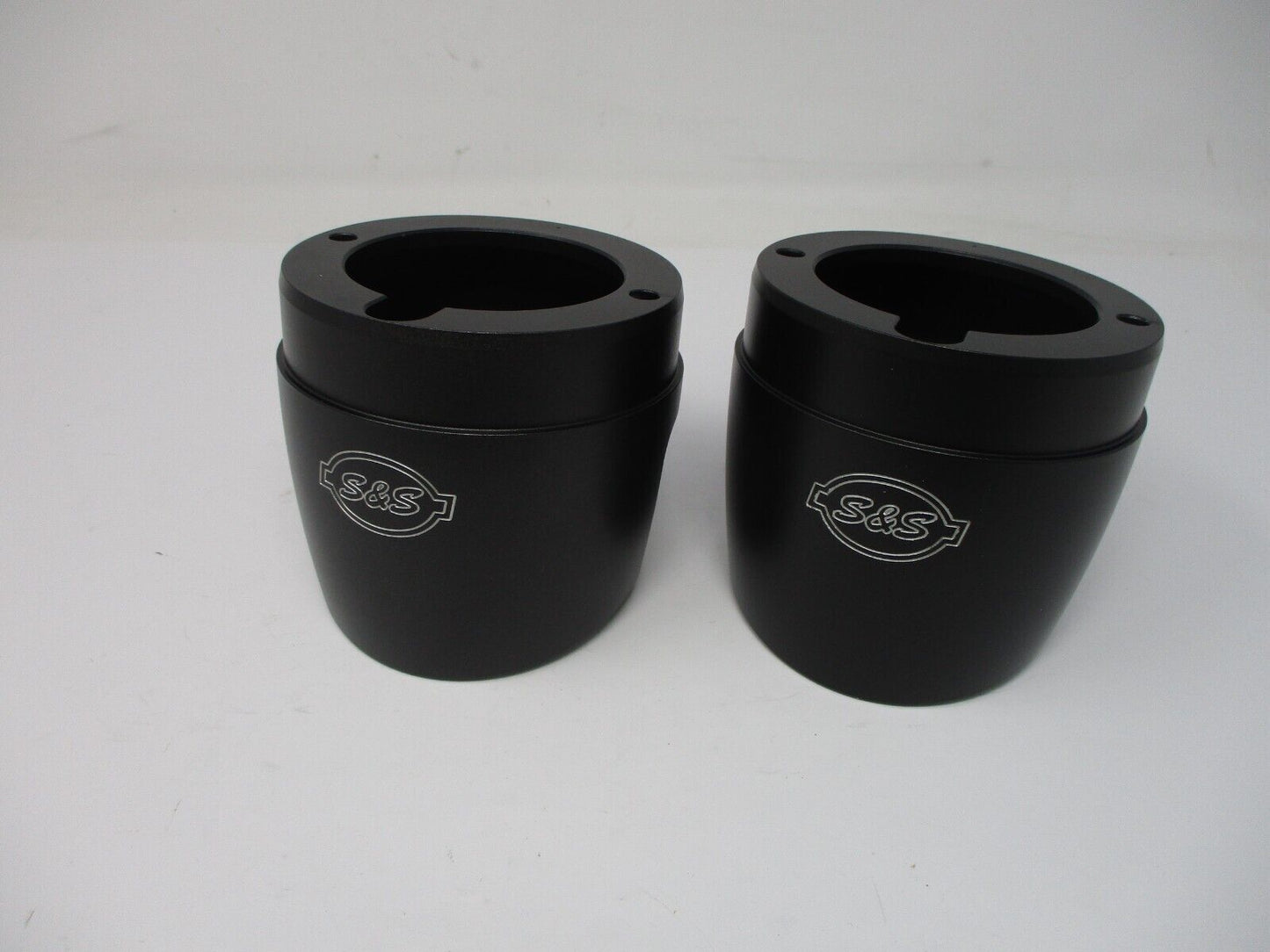 S&S Black Billet End Cap -Sculpted 550-0213