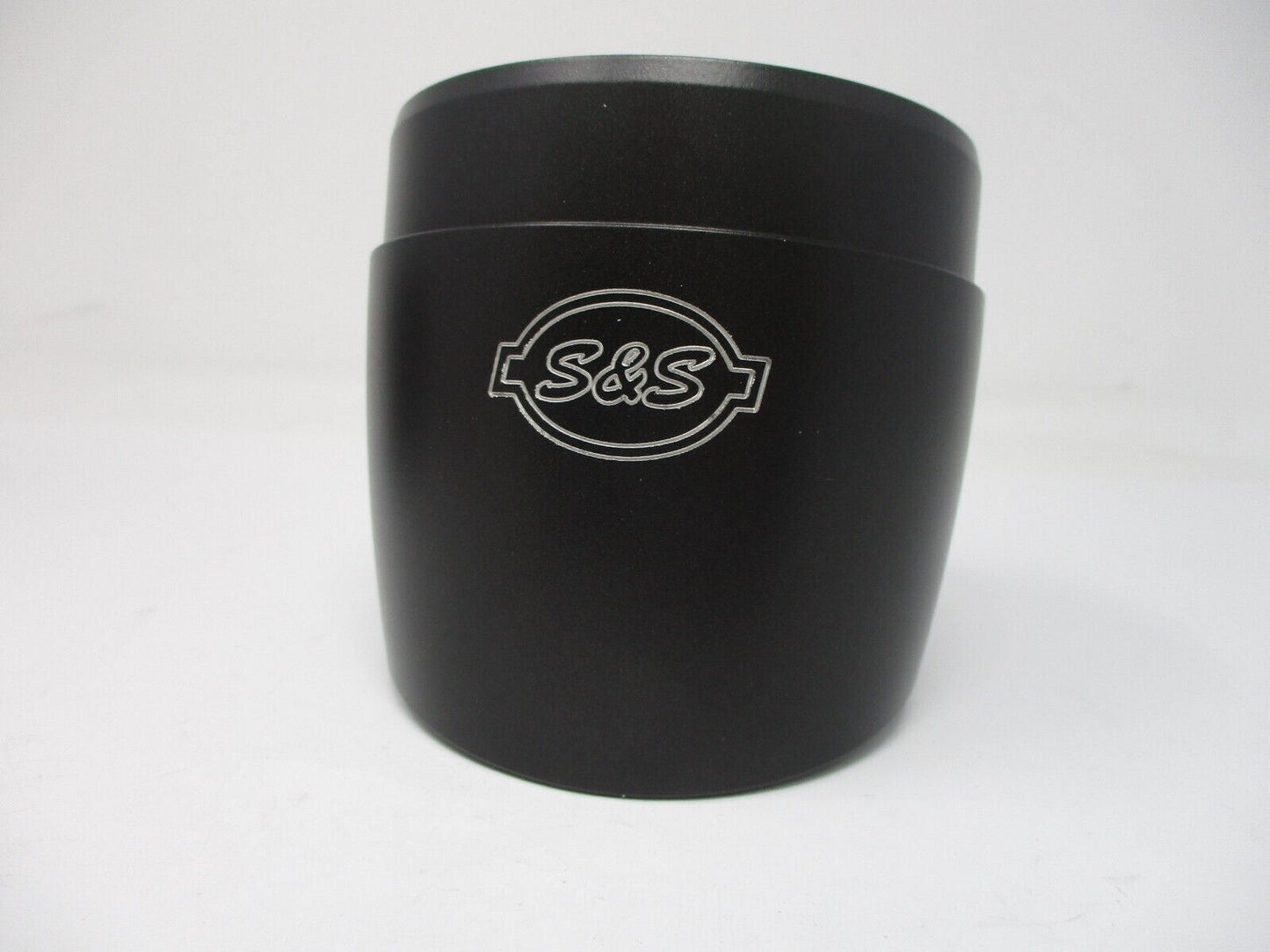 S&S Black Billet End Cap -Sculpted 550-0213