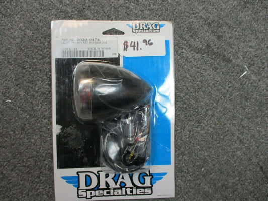 Drag Specialties DS-2020-0475 Deuce Rear Turn Signal Gloss Black