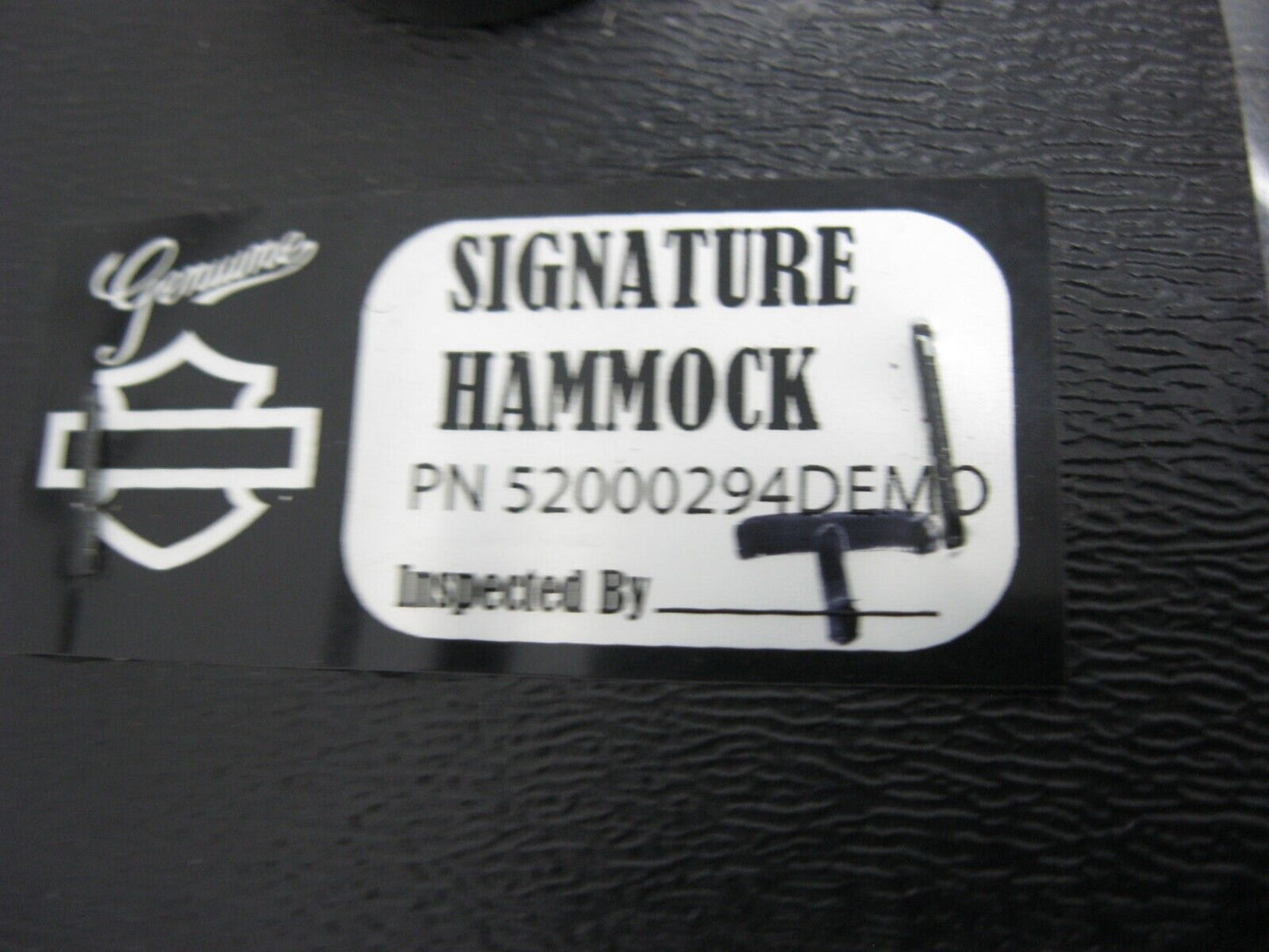 Harley-Davidson Hammock Touring Seat 52000294 DEMO