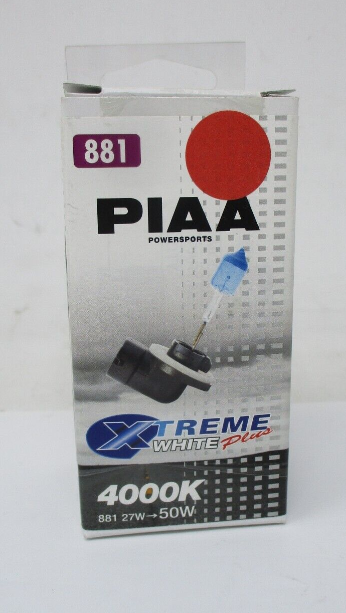 PIAA 70821 Halogen Bulb 881 27 50W X-WHT 2060-0292