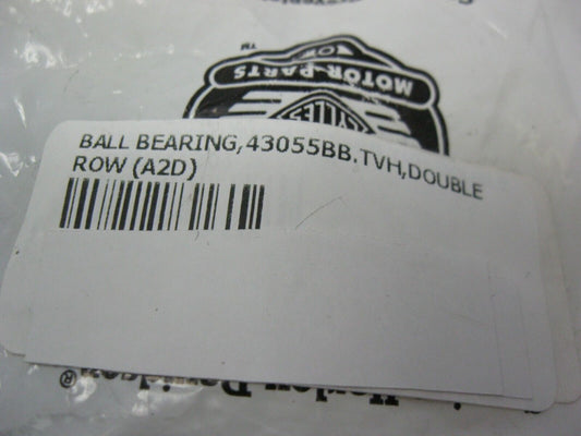 Harley-Davidson OEM NOS Ball Bearing 43055BB TVH, Double Row (A2D)  11000066