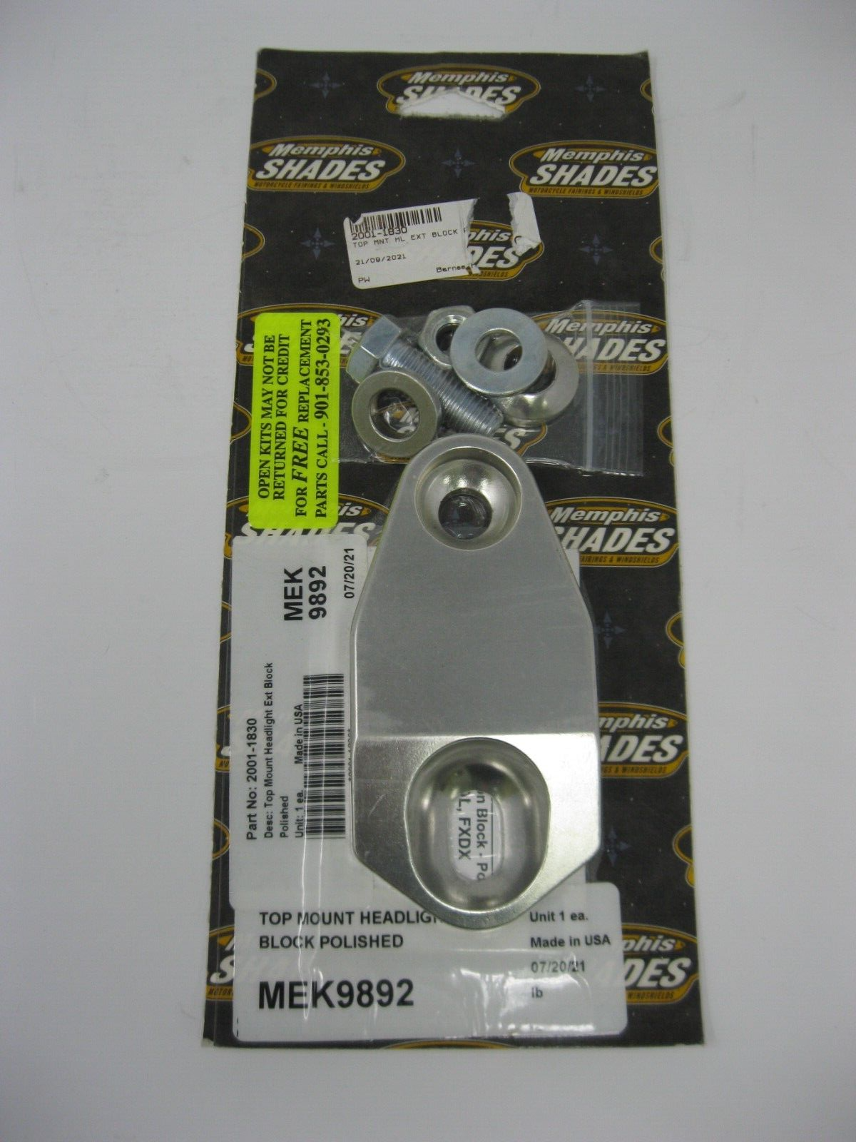 Memphis Shades Headlight Extension Kit MEK9892