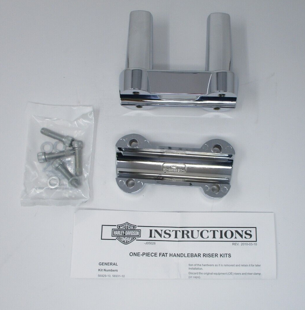 Harley-Davidson Chrome Fat Riser Kit 56929-10