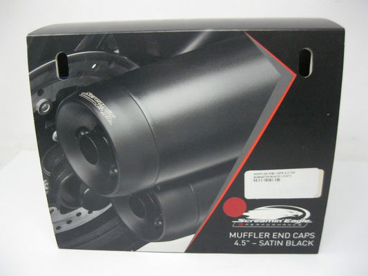 Screamin Eagle 4.5'' Satin Black End Caps 65100122