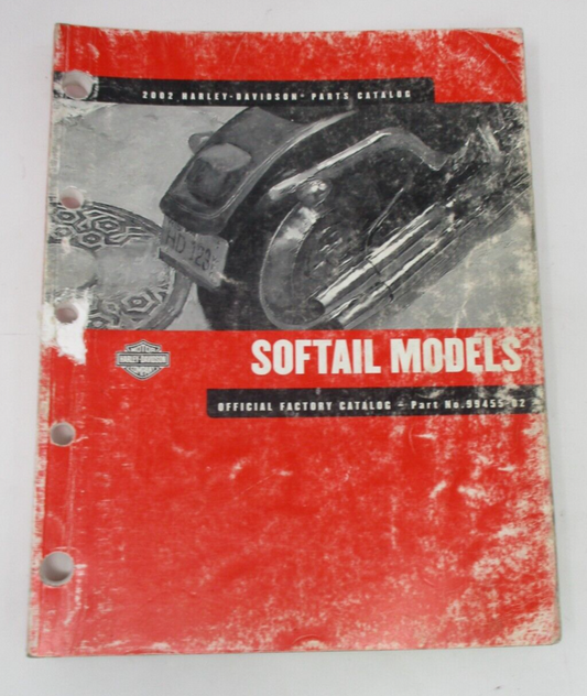 2002 Harley-Davidson Parts Catalog Softail Models Official Factory 99455-02