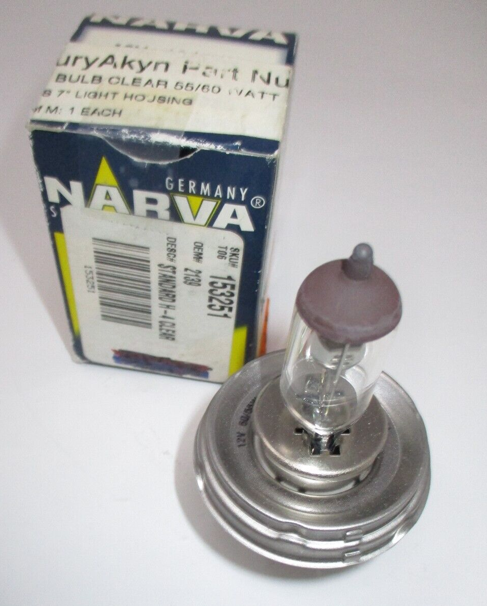 Narva H4 Standard Clear Light Bulbs 153251