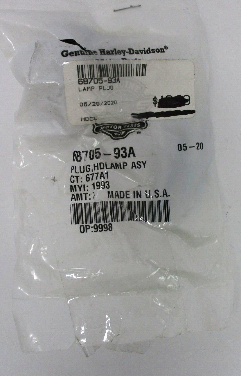 Harley-Davidson   Headlight Plug 68705-93A