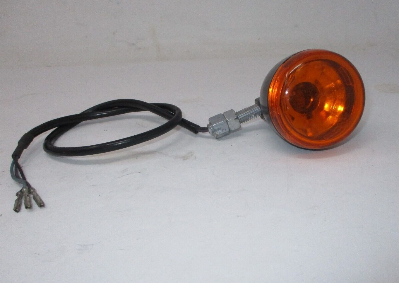 Harley-Davidson  Gloss Black Housing  3 Wires  Run Signal Lamp