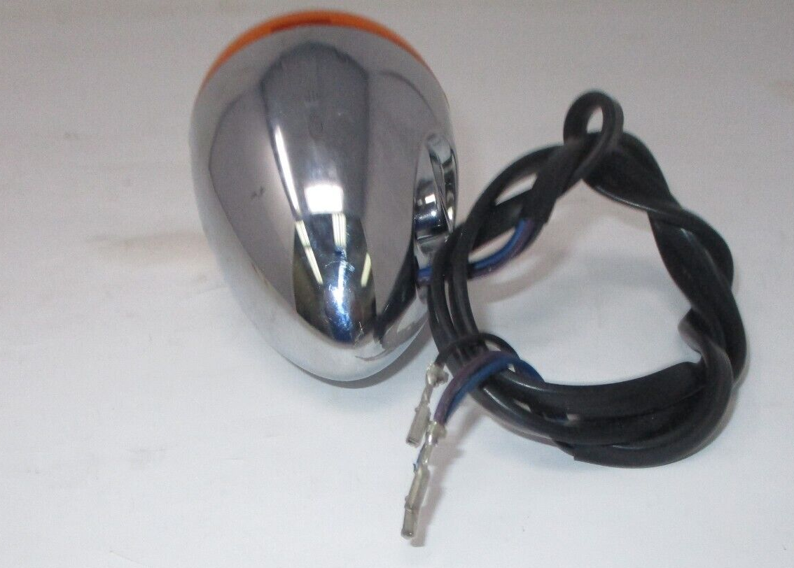 Harley-Davidson  Chrome Housing  3 Wires  Run Turn  Signal Assembly