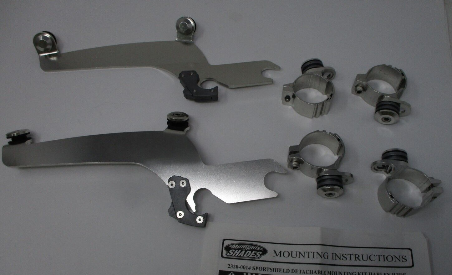 Memphis Shades Polished-Chrome Wide Detachable Mounting Kit MEM8920