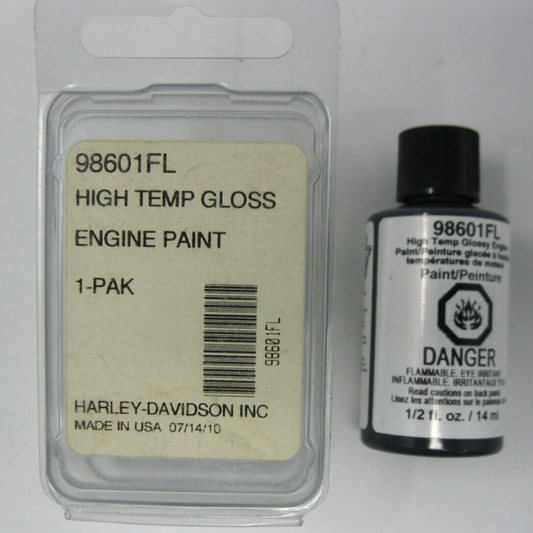 Harley-Davidson OEM High Temp Gloss Black Engine Paint 98601FL