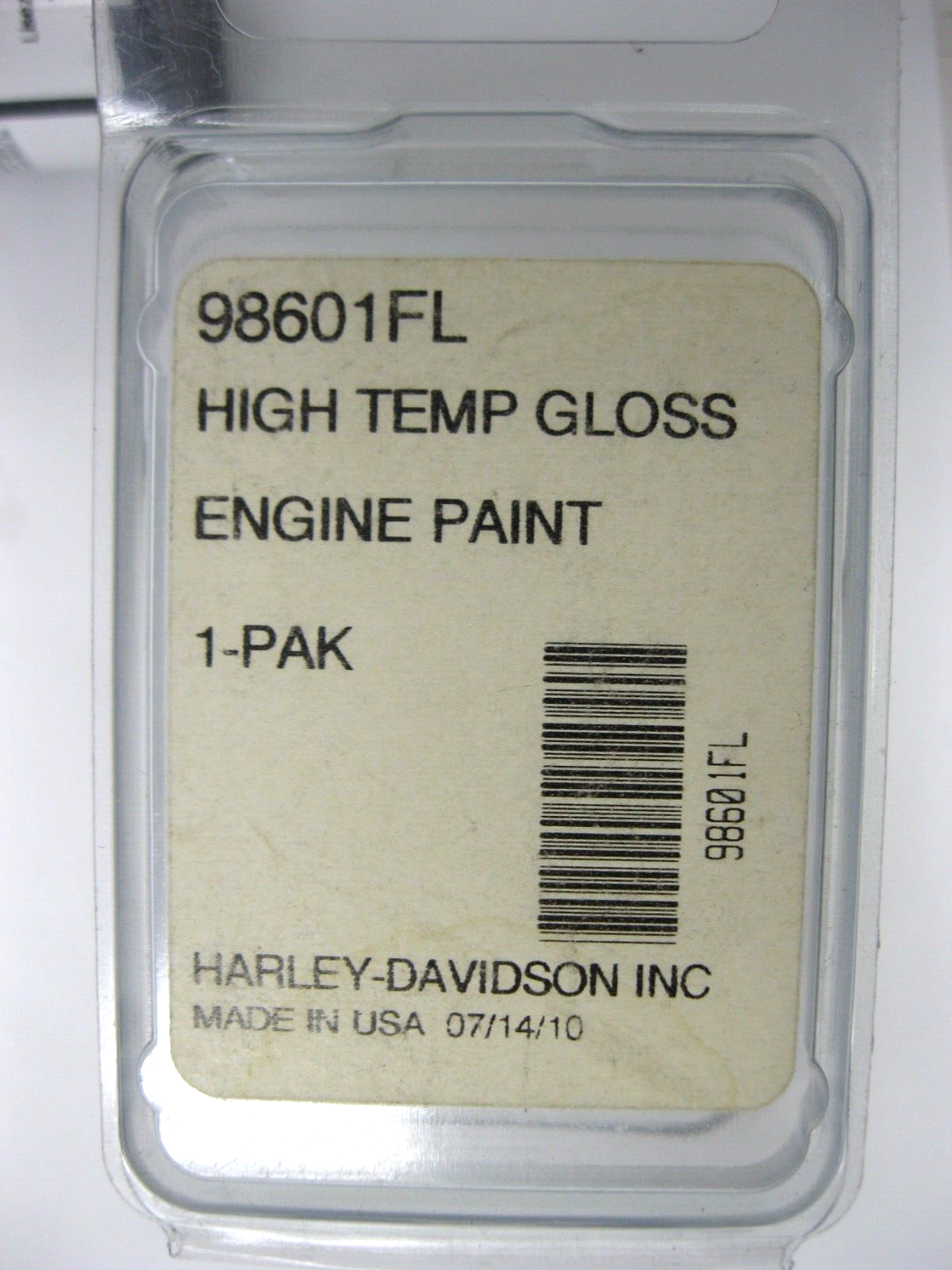 Harley-Davidson OEM High Temp Gloss Black Engine Paint 98601FL