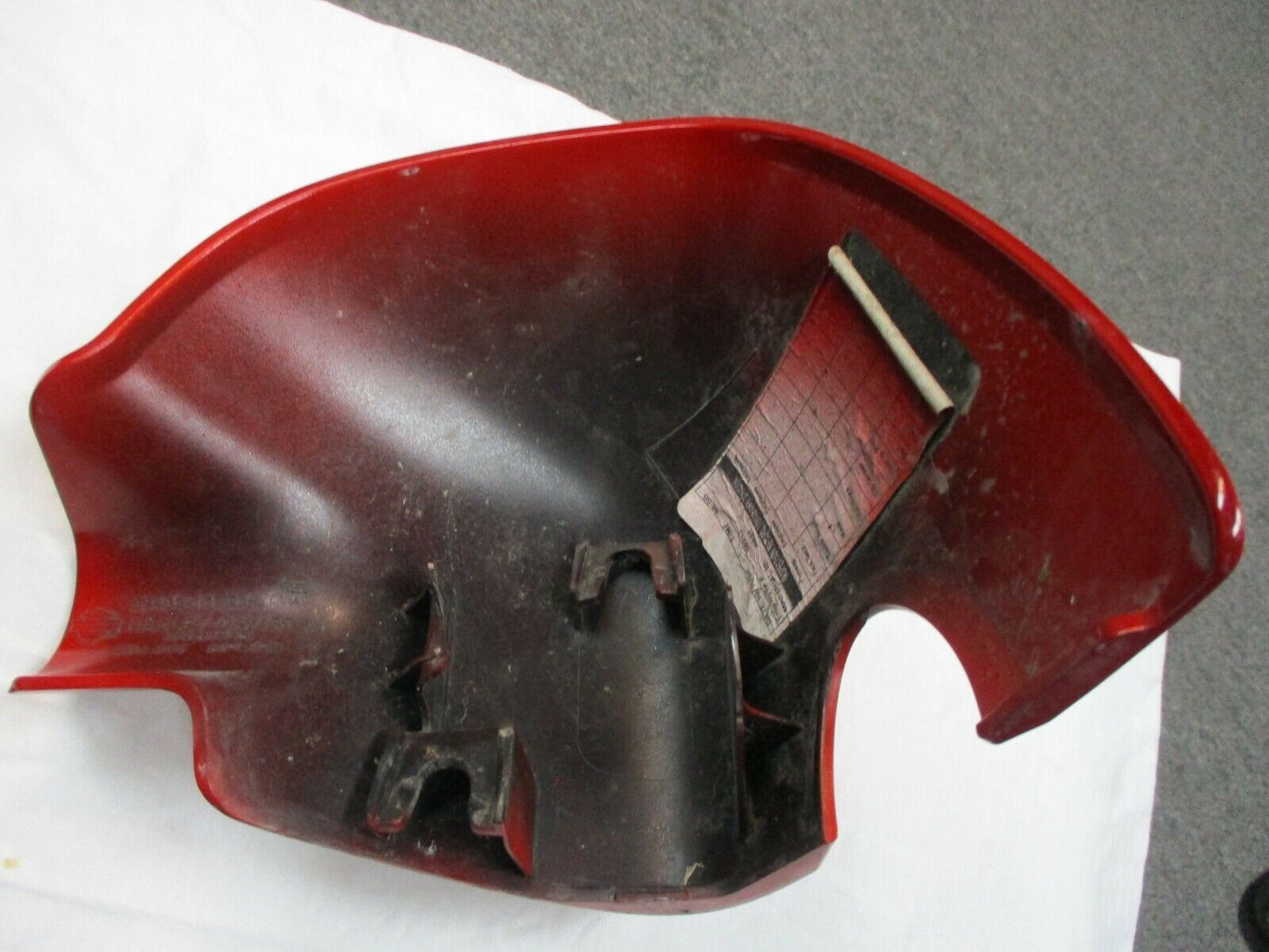 Harley Davidson OEM Right Lower Fairing Cap Red 58492-10