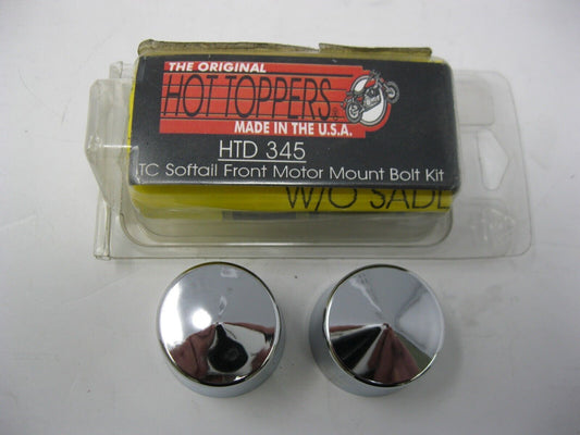 Hot Toppers Twin Cam Softail Front Mount Bolt Cover Kit HTD345