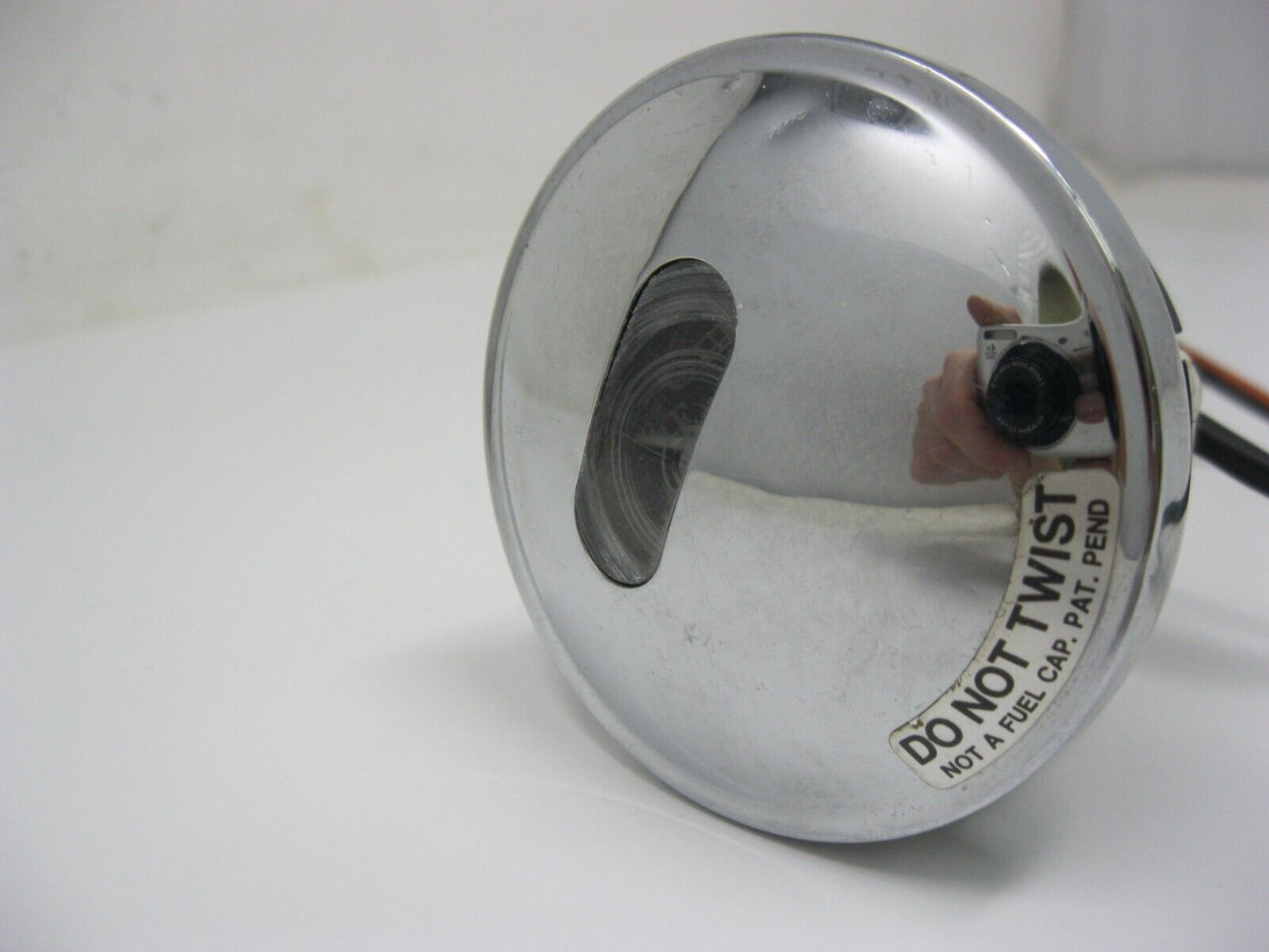 Harley-Davidson Chrome Gas Gauge Cap  75053-01B (Scratched)